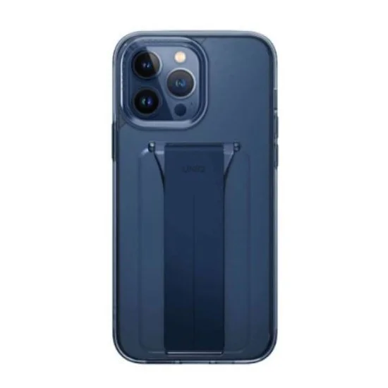 Cover Iphone 15 Pro Max Hybrid Heldro Mount With Stand Uniq (Deep Blue)